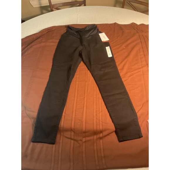 Isabel Maternity Black Skinny Over Belly Pregnancy Pants Size 8 NWT - Picture 1 of 6